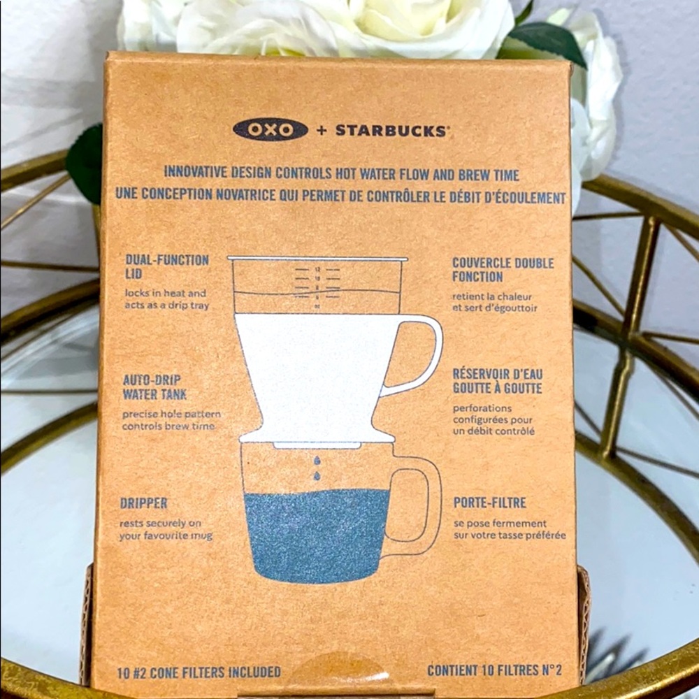 OXO+Starbucks Pour Over Coffee Maker w/ Water Tank ☕️ - Picture 5 of 7